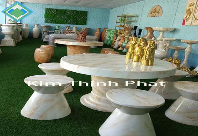 Bàn ghế đá hoa cương