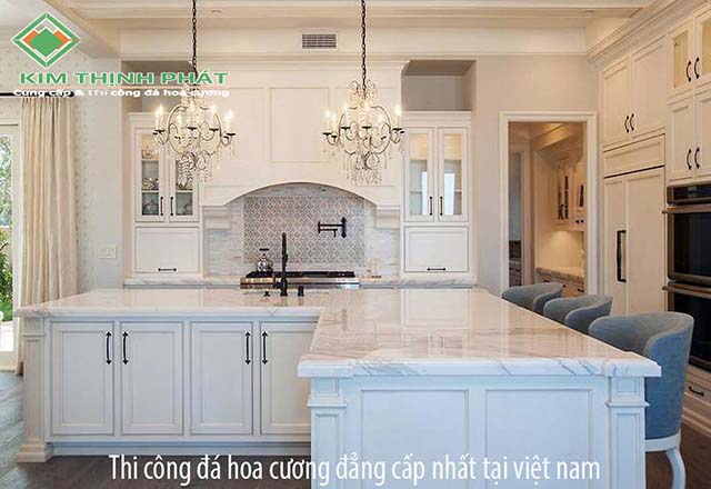 bếp đá hoa cương