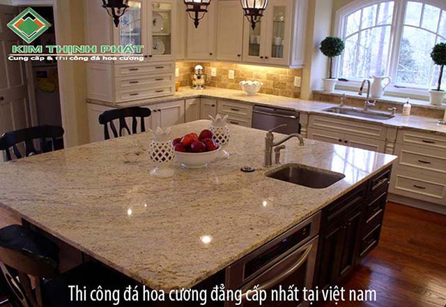 bếp đá hoa cương