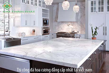 bếp đá hoa cương