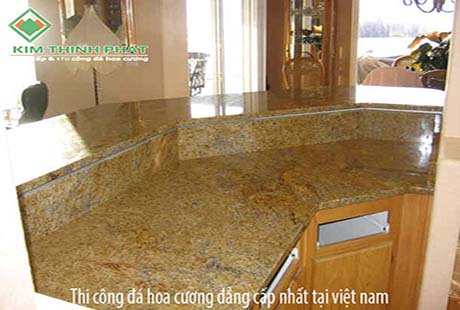 bếp đá hoa cương