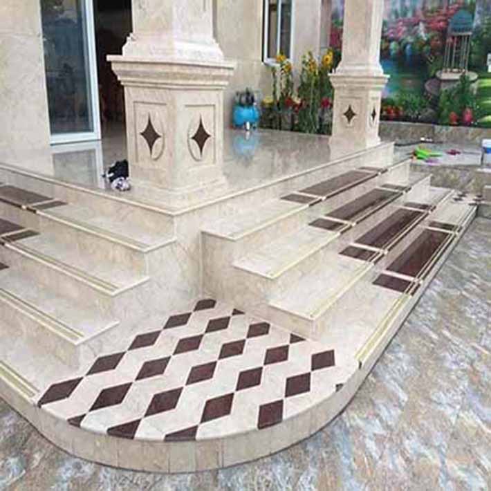 cầu thang đá hoa cương ktp115