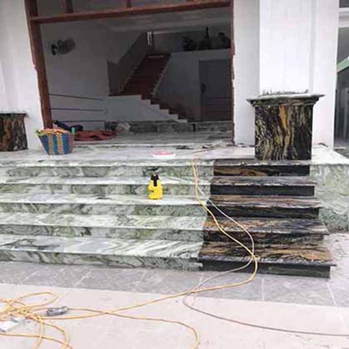 cầu thang đá hoa cương ktp763