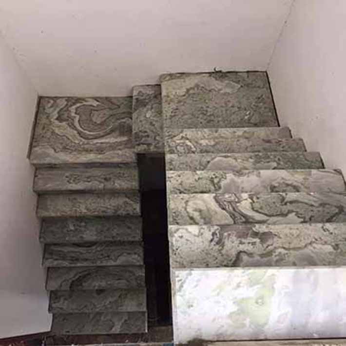 cầu thang đá hoa cương ktp763