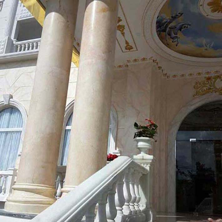cột tròn đá hoa cương đẹp2