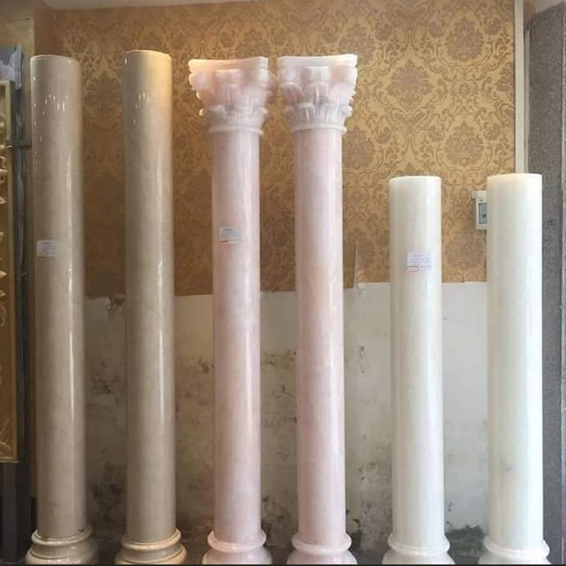 cột đá hoa cương tròn