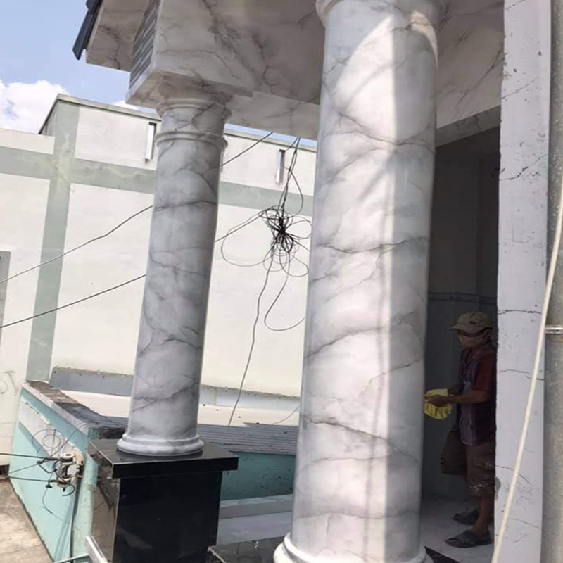 cột đá hoa cương tròn