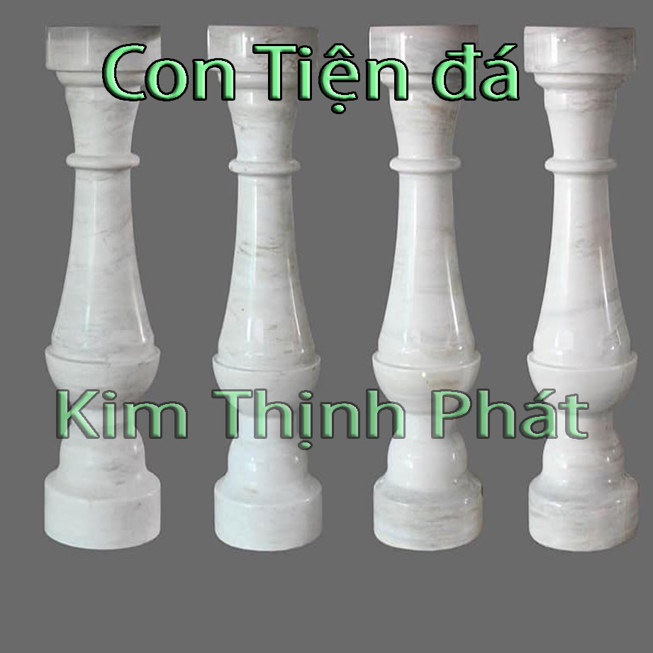 Con tiện đá lan can đá hoa cương
