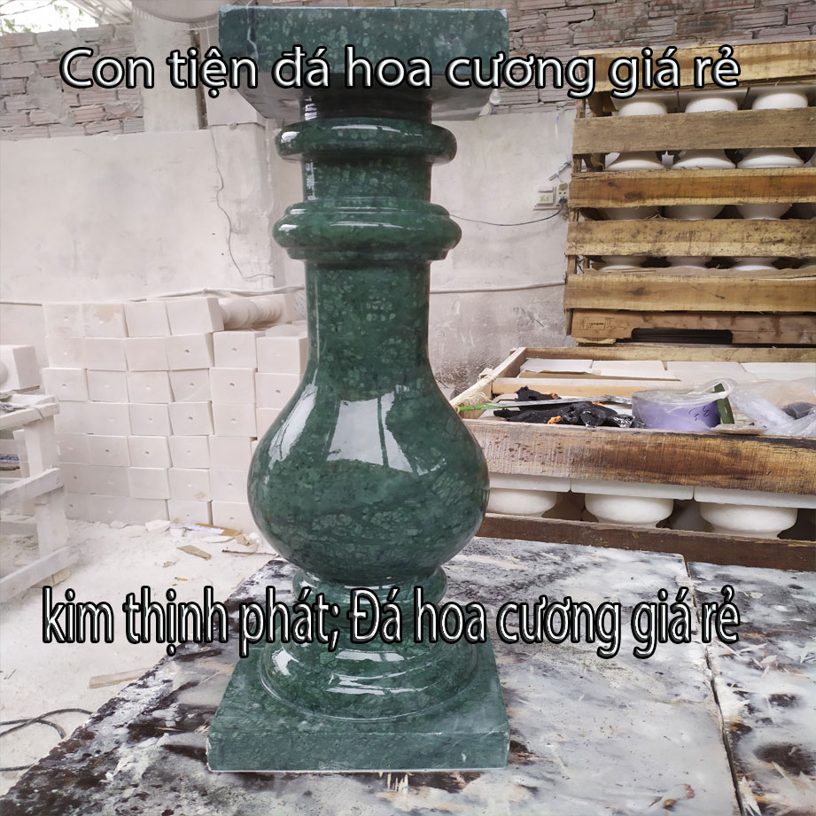 Con tiện đá lan can đá hoa cương