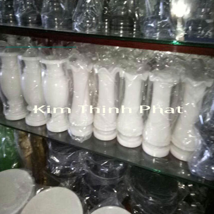 Con tiện đá lan can đá hoa cương