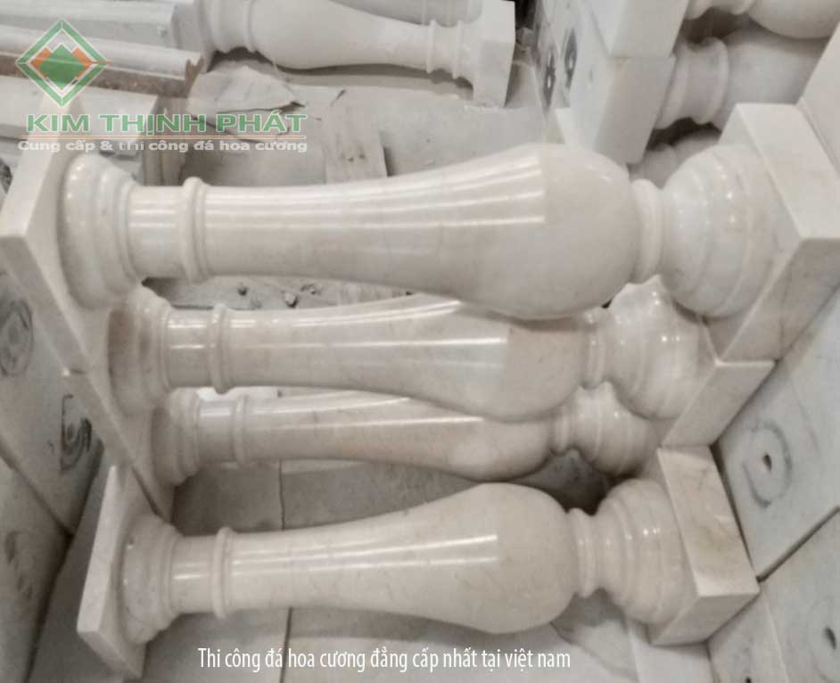 Con tiện đá lan can đá hoa cương