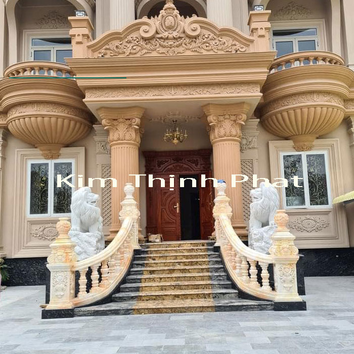 con tiện đá lan can đá hoa cương