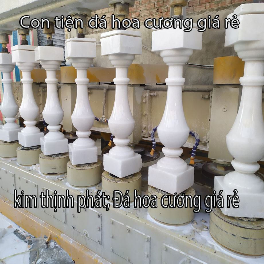 con tiện đá lan can đá hoa cương