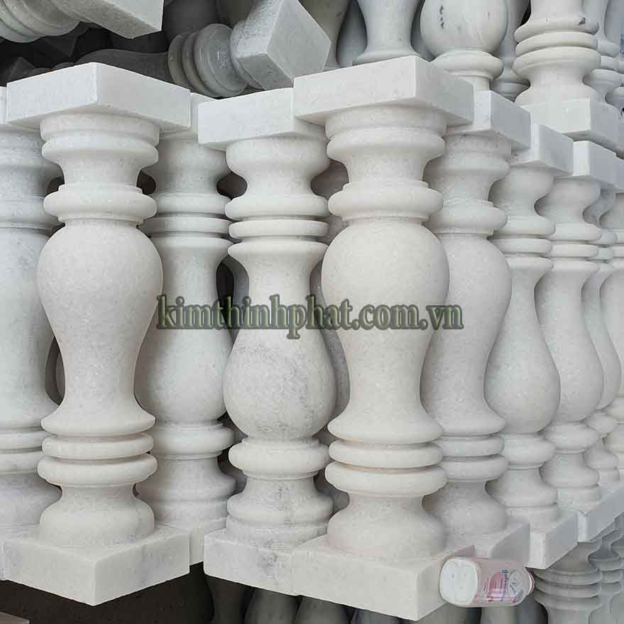 con tiện đá granite trắng 250