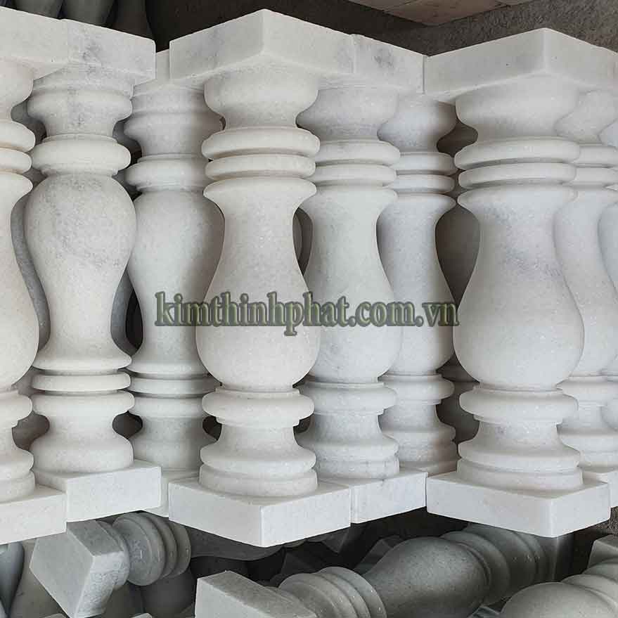 con tiện đá granite trắng 252
