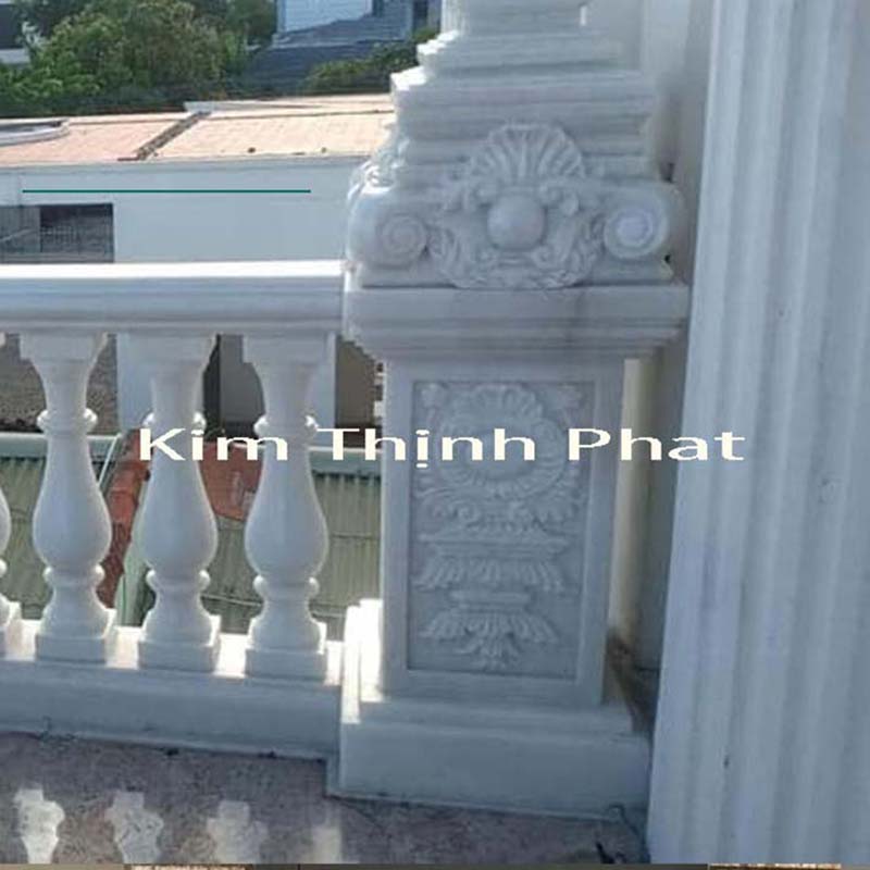 con tiện đá granite trắng 258