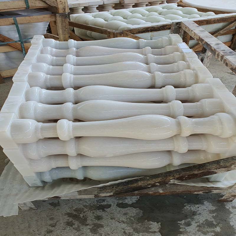 con tiện đá granite trắng 266