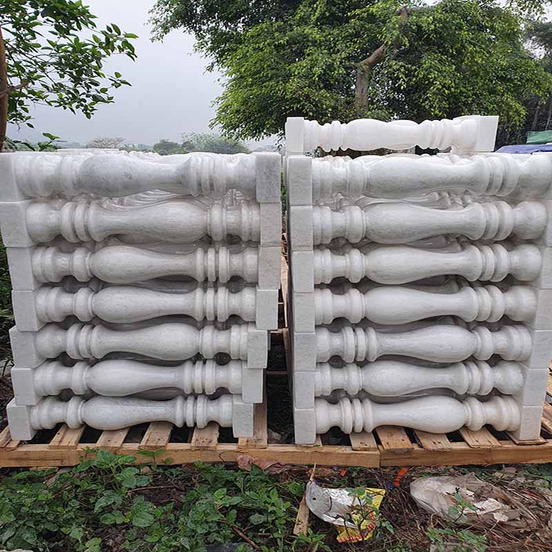 con tiện đá granite trắng 320