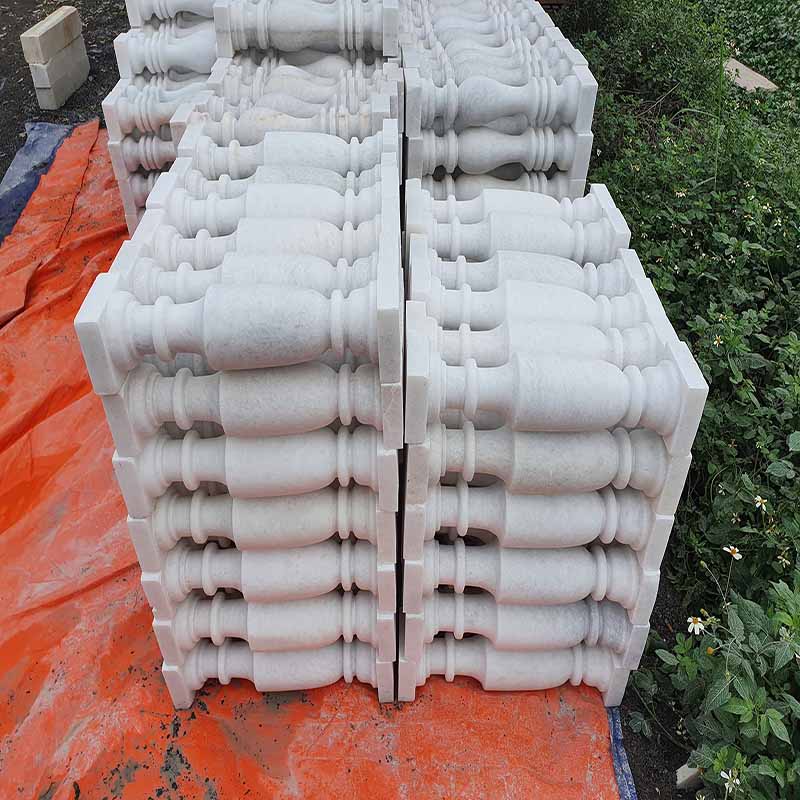 con tiện đá granite trắng 325
