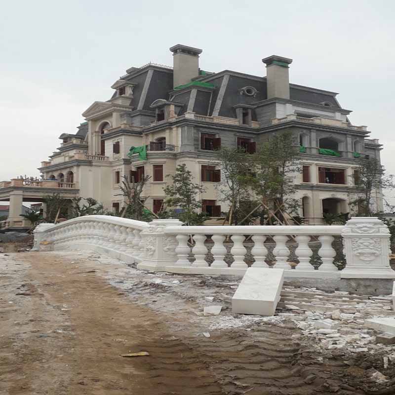con tiện đá granite trắng 328