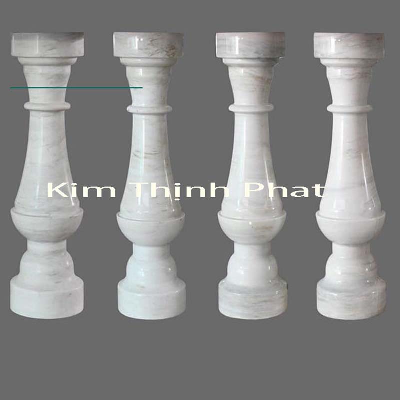 con tiện đá granite trắng 385