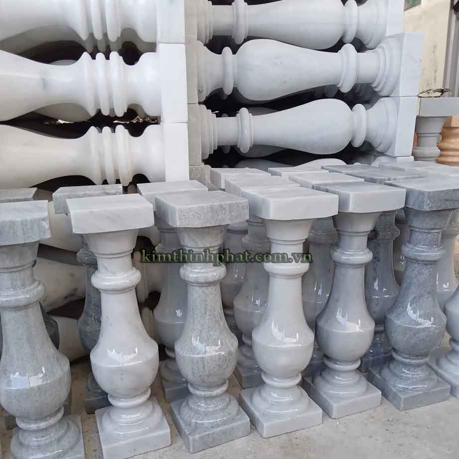con tiện đá granite trắng 445