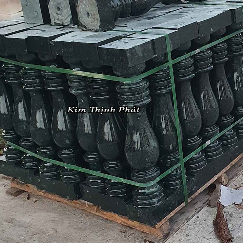 Con tiện đá hoa cương lan can màu đen tự nhiên