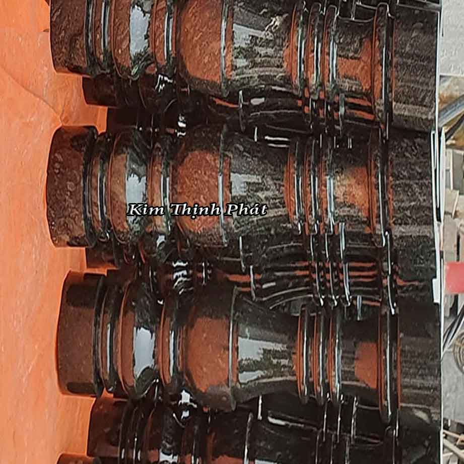 Con tiện đá hoa cương lan can màu đen tự nhiên