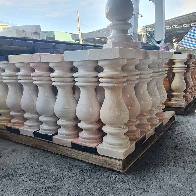 con tiện đá hoa cương lan can