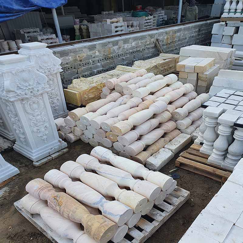 con tiện đá hoa cương lan can