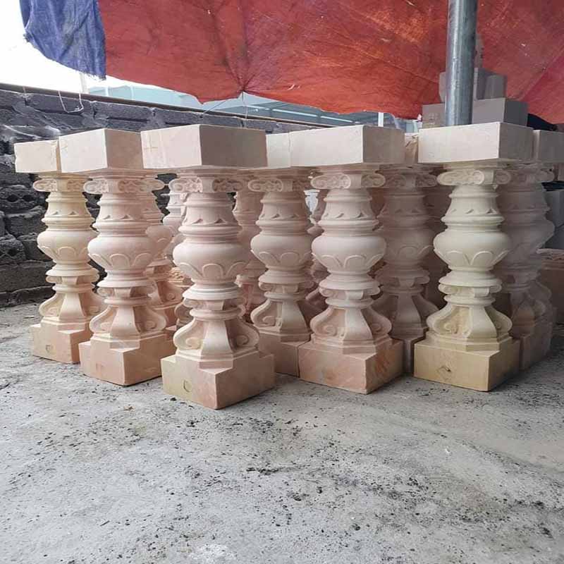 con tiện đá hoa cương lan can