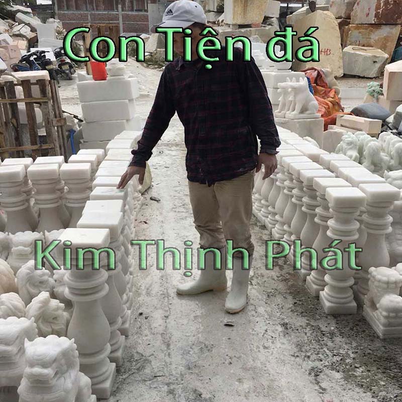 con tiện đá hoa cương lan can