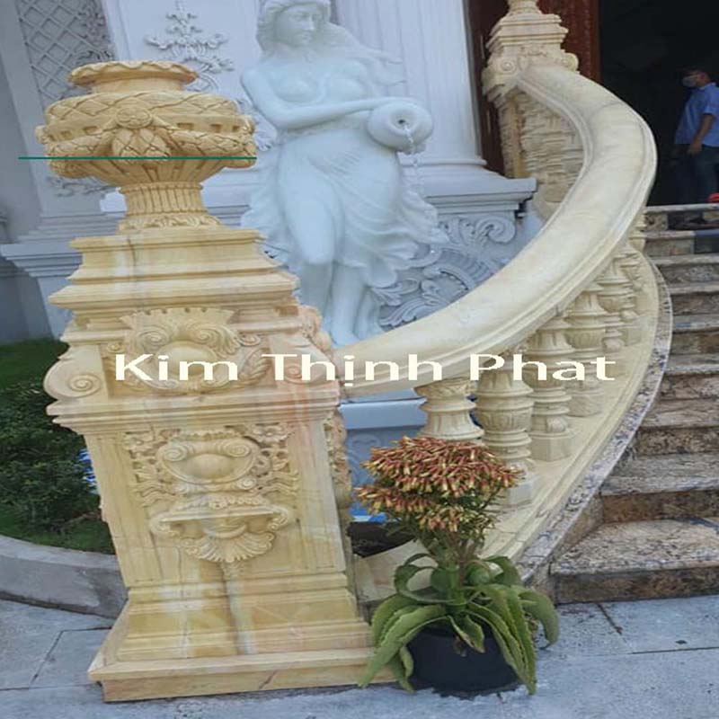 con tiện đá hoa cương lan can