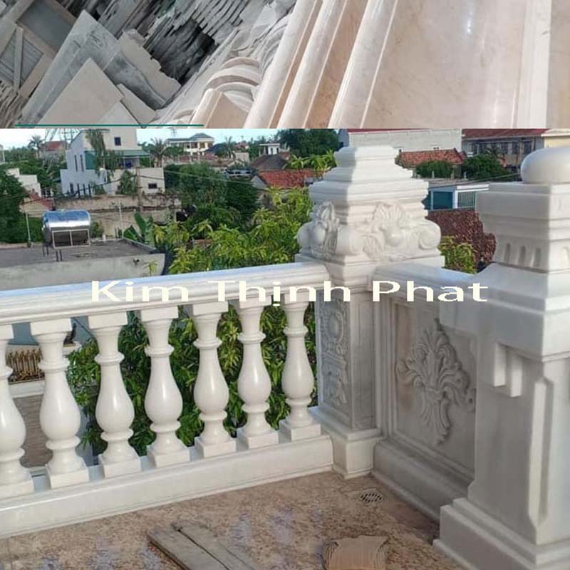 con tiện đá hoa cương lan can