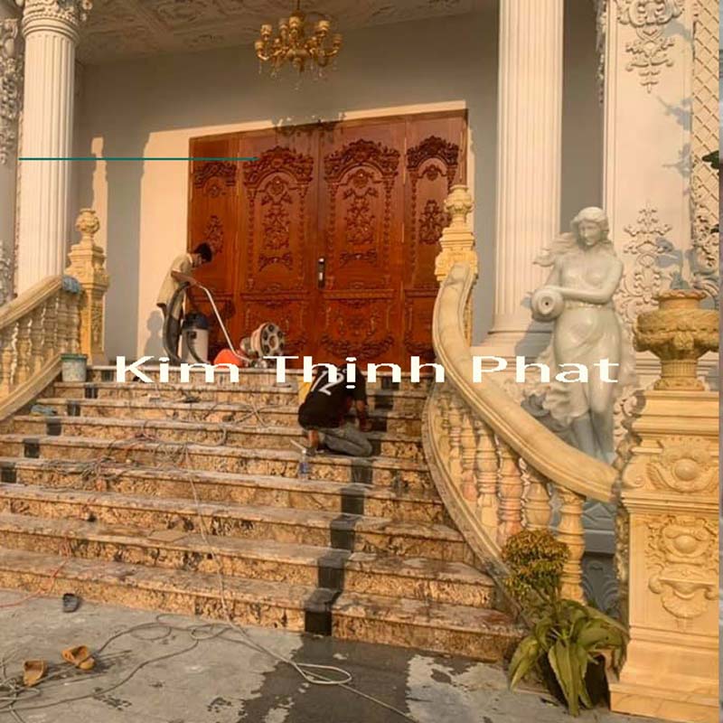 con tiện đá hoa cương lan can