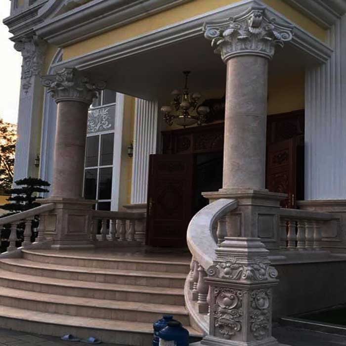 cột đá hoa cương đẹp