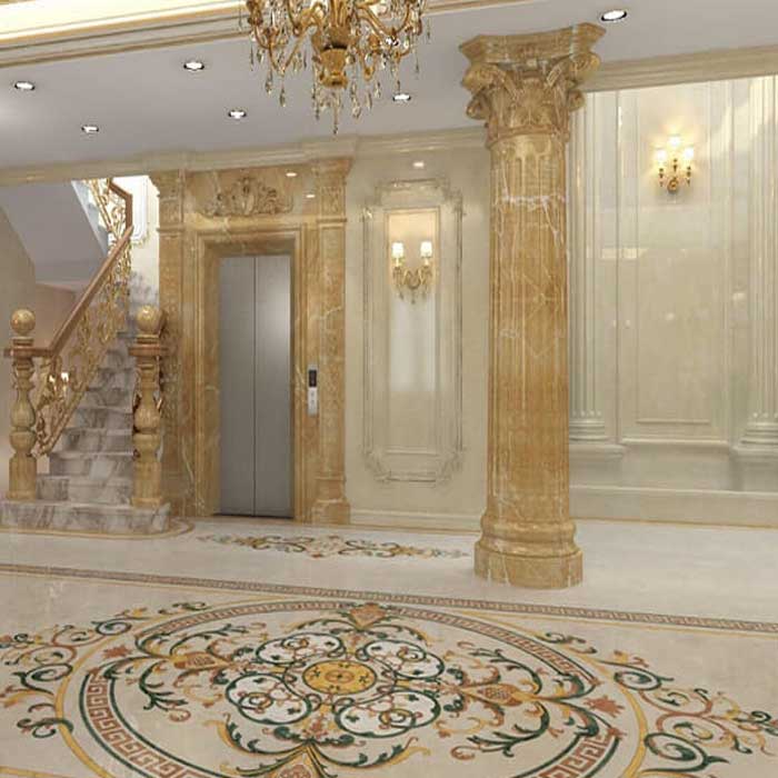 cột tròn đá đẹp