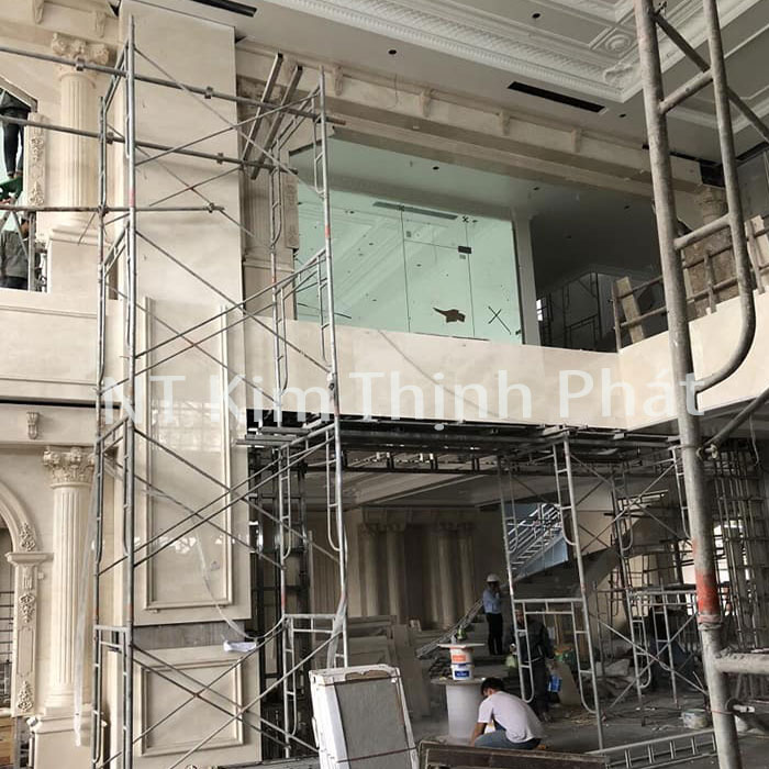 giá cột tròn đá hoa cương