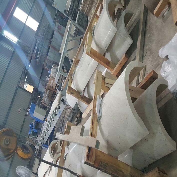 Cột tròn đá hoa cương