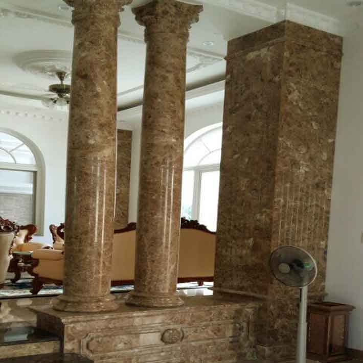 Cột tròn đá hoa cương