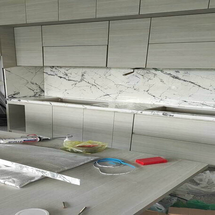Cung cấp đá granite bếp màu trắng