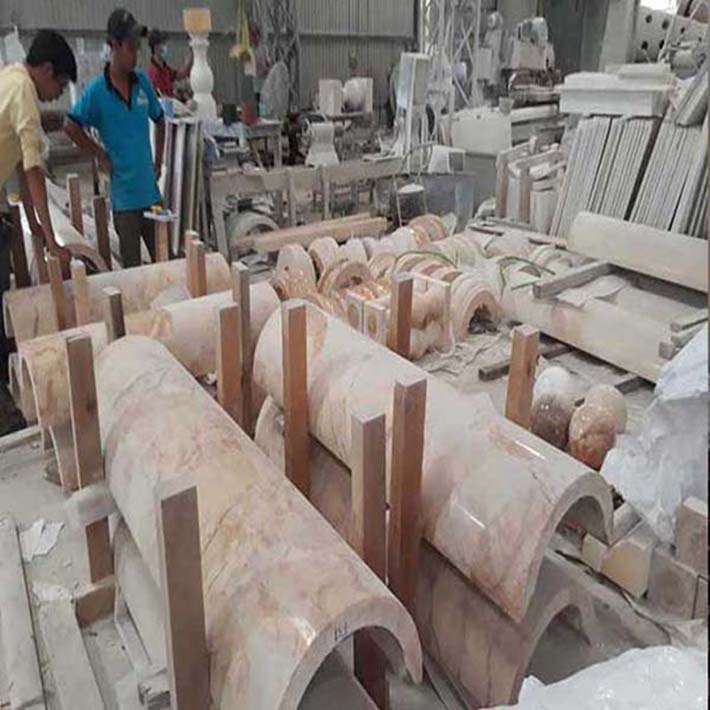 đá hoa cương cột tròn26