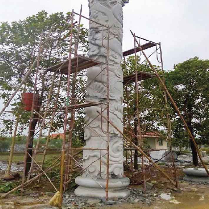 đá hoa cương cột
