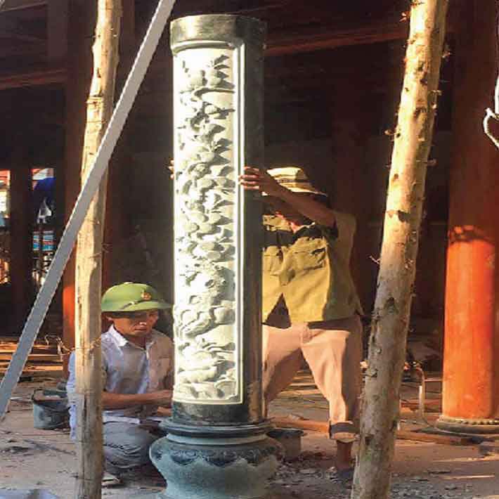 đá hoa cương cột
