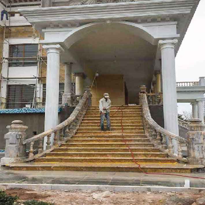 đá hoa cương cột