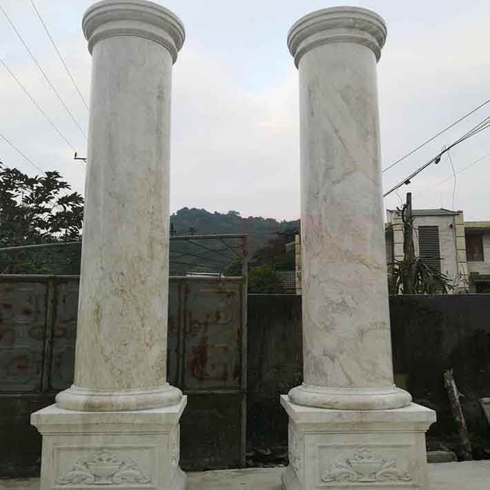 Đá hoa cương ốp cột tròn