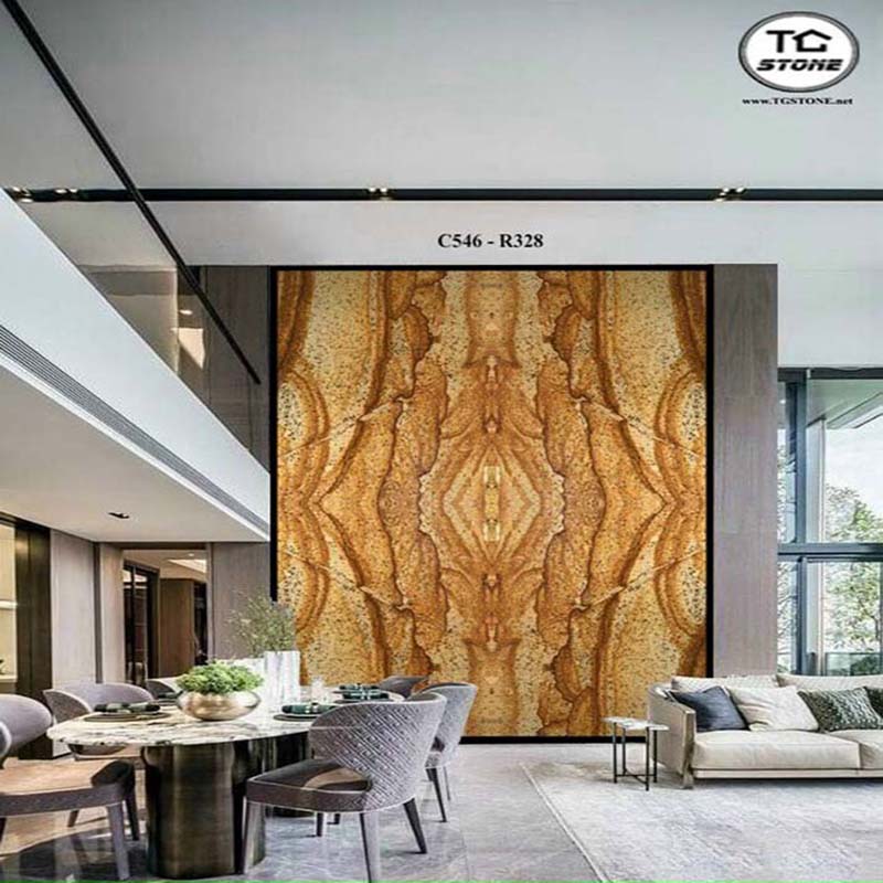 đá hoa cương tranh đối xứng
