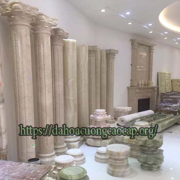 đá hoa cương cột tròn