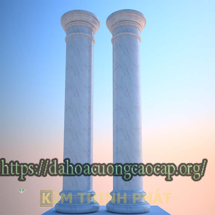 đá hoa cương cột tròn