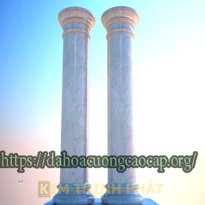 đá hoa cương cột tròn